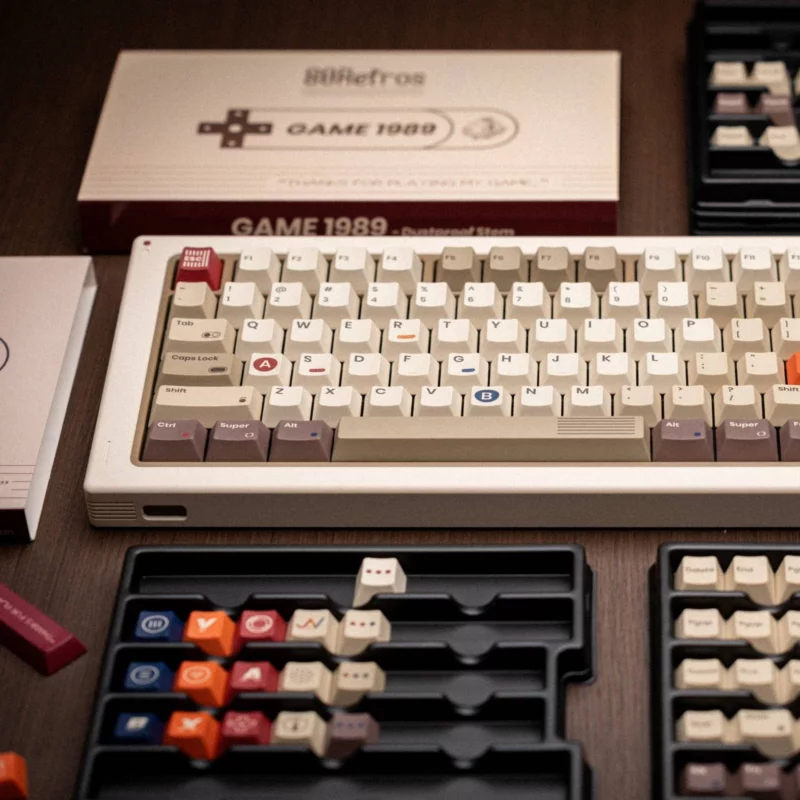 80Retros GAME 1989 Cherry Profile Keycap Set (184 key)