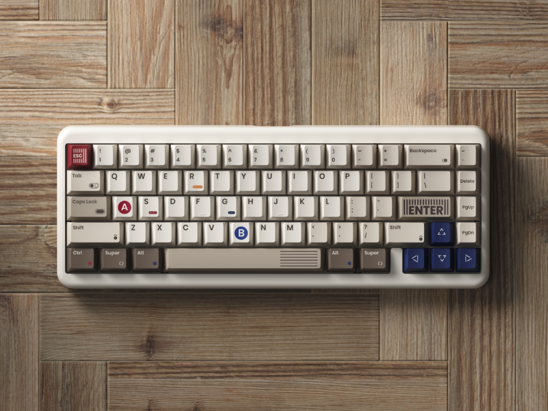 80Retros GAME 1989 Cherry Profile Keycap Set (184 key) - Image 7