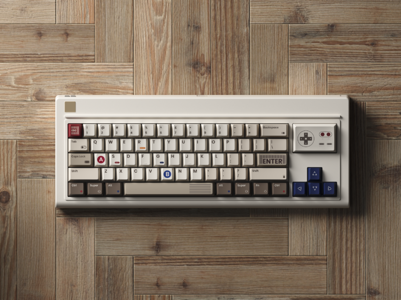 80Retros GAME 1989 Cherry Profile Keycap Set (184 key) - Image 5