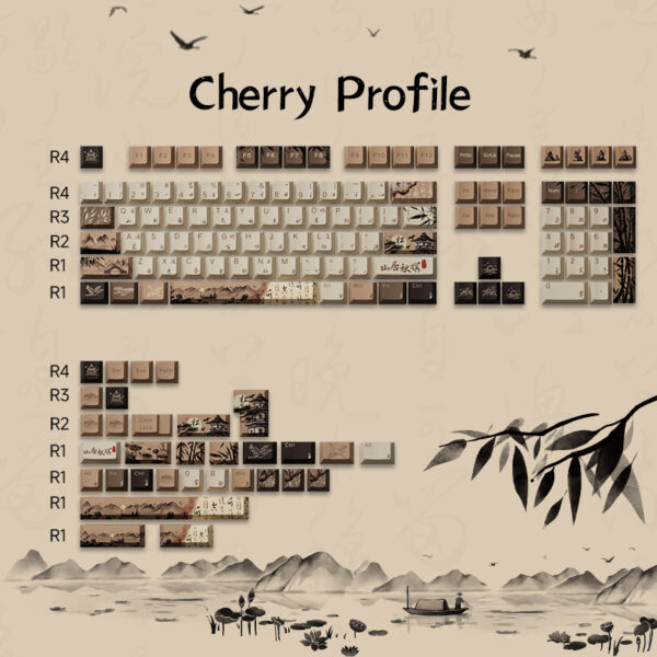 Mountain Seclusion Keycap Set [Cherry Profile] (140 keys)