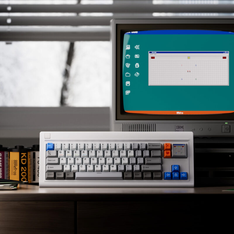 80Retros x Click Win 1998 Cherry Profile Keycap Set (228-Key) - Image 7