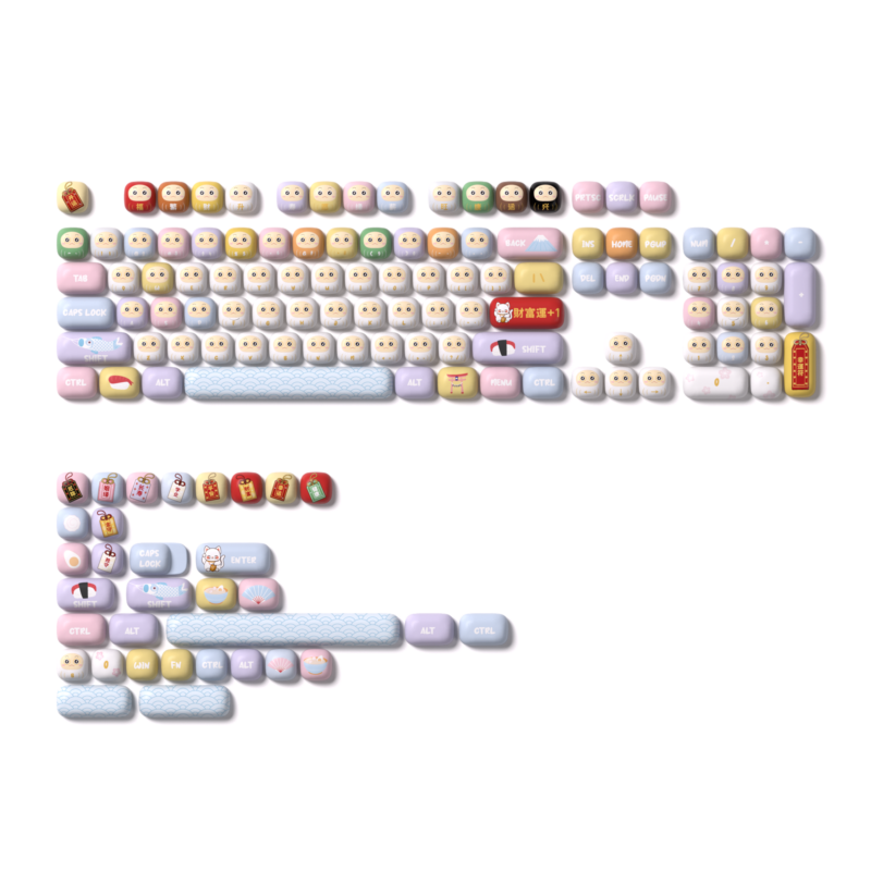 Akko Good Luck Charm Keycap Set (MOG Profile) (138 Key)