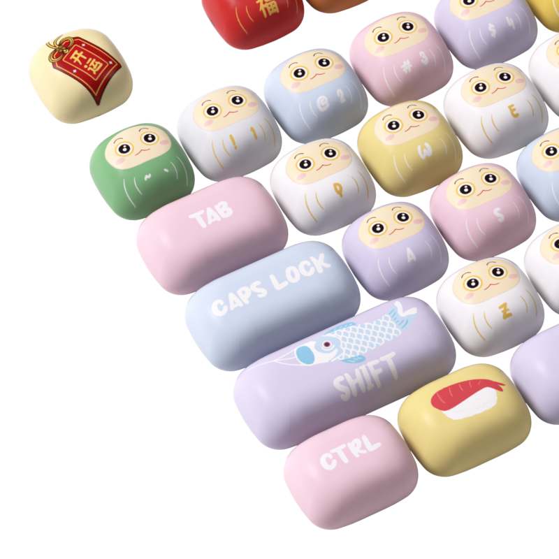 Akko Good Luck Charm Keycap Set (MOG Profile) (138 Key) - Image 4