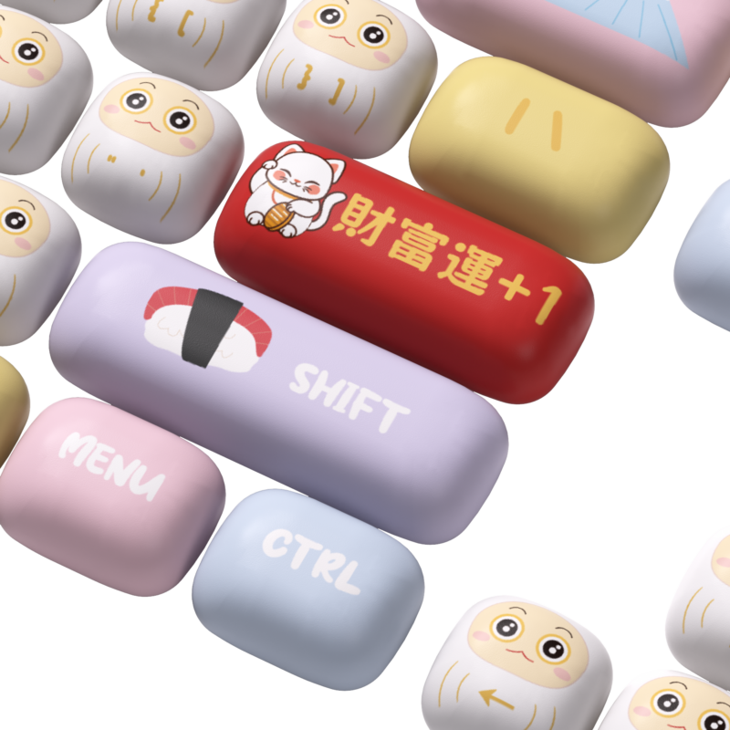Akko Good Luck Charm Keycap Set (MOG Profile) (138 Key) - Image 5