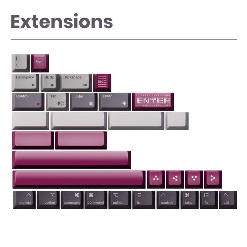 80Retros x Click Inc GAME1989 Classic Cherry Profile Keycaps [Group Buy] - Image 9