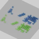 Keysme MDA Transparent PC keycap set Group Buy