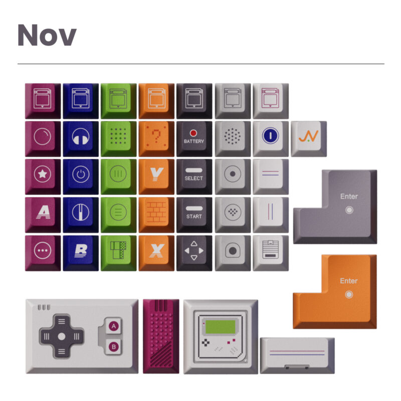 80Retros x Click Inc GAME1989 Classic Cherry Profile Keycaps [Group Buy] - Image 10