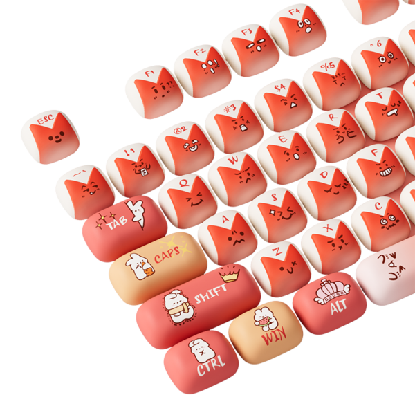 Akko Bunny Apple Keycap Set (137-key)