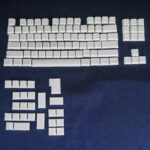 StacksPBT Blank White Cherry Profile Keycaps (113 Key)