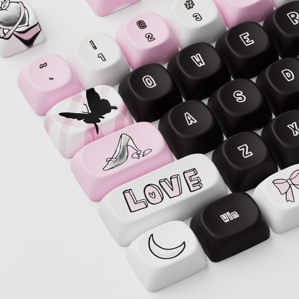 Akko Dark Angel MOA Profile Keycap Set (140-key)