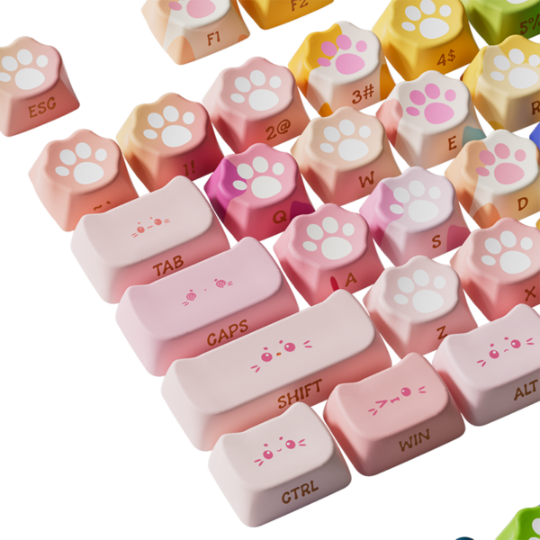 Akko Kitty Paws Keycap Set (142-key)