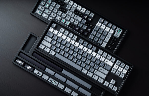 Mithril Metallic Coating Keycaps