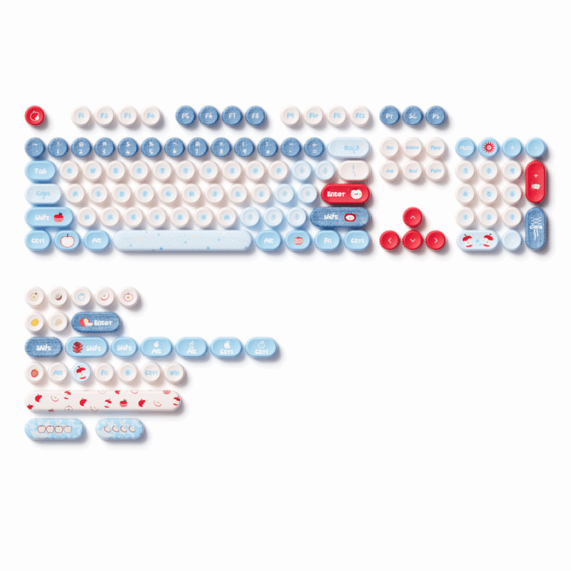 Akko BottleCap Keycaps – Apple Wave