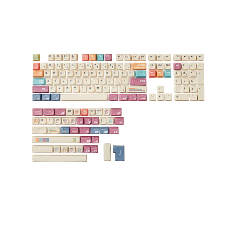 Akko Timeline Keycap Set (151-Key, ACA Profile)