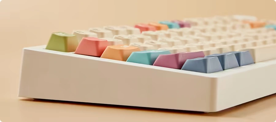 Akko Timeline PBT keycap detail